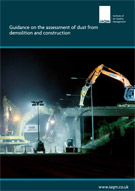 Construction dust guidance cover